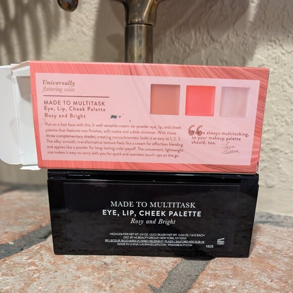 Laura Geller – Made to Multitask Eye, Lip & Cheek Palette • Rosy & Bright • NEW - Picture 5 of 5
